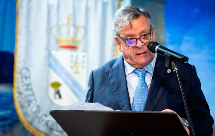 Julio Ancochea durante su intervención.