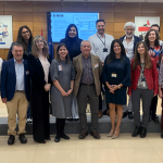 Miembros del CNPT en la presentación del documento en el Ministerio de Sanidad.