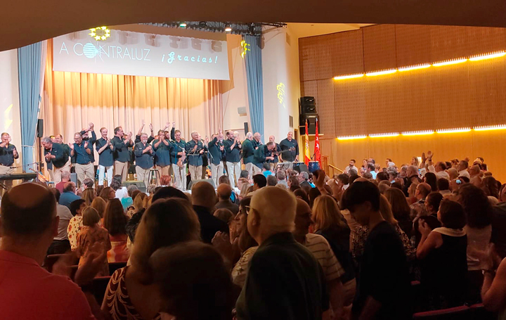 Concierto benéfico de A Contraluz en septiembre de 2023.